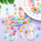 100pcs Duck Polymer Clay Spacer Beads by LUBINGSHINE