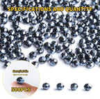 500Pcs 6mm Crystal Glass Beads for Jewelry Making Beads for Bracelets Necklace - Image 2