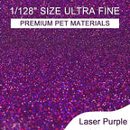 Ceya 3.8oz/ 110g Holographic Ultra Fine Glitter Powder Laser Purple Glitter - Image 2