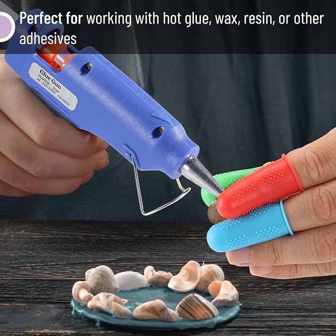 Mr. Pen- Hot Glue Gun Finger Protectors, Rubber Fingers Tips, Rubber Finger - Image 5
