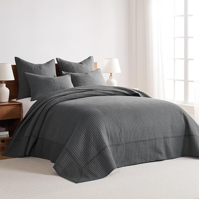 Levtex Home Cross Stitch Reversible Twin Bedspread Set - Image 2