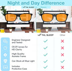 +1.0 +1.5 +2.0 +2.5 Orange Blue Light Blocking Reading Glasses - Image 7