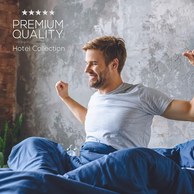 Mueller Ultratemp Bed Sheets Set, Super Soft 1800, 6 Piece California King - Image 7