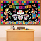 Dia De Los Muertos Bulletin Board Decorations Day of The Dead Altars Decor by ojustbeok