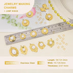 UMAOKANG 13pcs Artificial Pearl Charms - Image 3