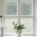 VELIMAX Reeded Glass Privacy Film, Frosted Window Vinyl, 3D Decorative Window by VELIMAX