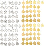 stino 200Pcs A-Z Metal Letter Charms by stino