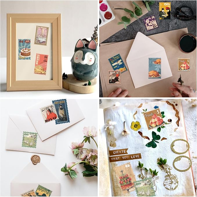 Prstincol 100 Pcs Scrapbooking Stickers, Food Stickers - Image 7