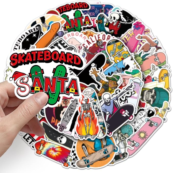 Cool Skateboard Stickers, Vinyl Waterproof Sticker Packs Bulk - Image 3