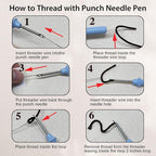 Nuberlic 3 Pack Punch Needle Kits - Image 5