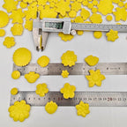 500g/1.1lb Ceramic Mosaic Tiles Mixed Shapes of Flowers, Mushrooms - Image 3