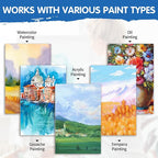FIXSMITH Stretched Canvas for Painting 24x36 Inch, 2 Pack, Primed Large Canvas - Image 4