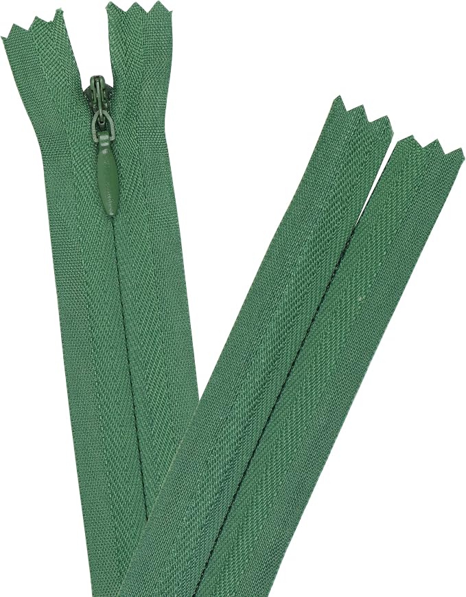 YAKA 20pcs Green Nylon Invisible Zippers Tailor Sewing Tools Garment by YAKA
