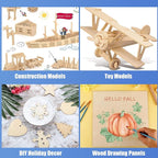 16 Pack Basswood Plywood Sheets 12 x 12 x 1/5 Inch-5 mm Thick Basswood Plywood - Image 7