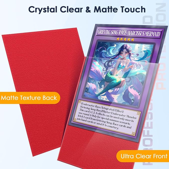 500 Pcs Card Sleeves for Trading Card, Matte Card Sleeves Deck Card Protectors - Image 2