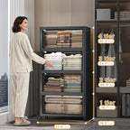 UAMFURI Stackable Storage Bins, 480QT Collapsible Drawers - Image 2