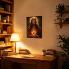 Framed Sacred Heart of Jesus Wall Art - Image 5
