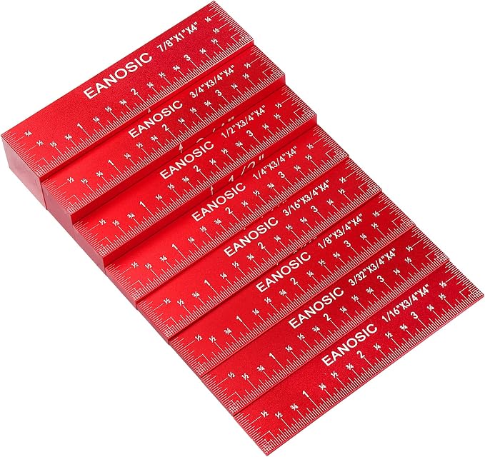 EANOSIC Setup Blocks Height Gauge Set, Bars Include Laser Engraved Size Markings - Image 8