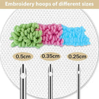 5 Pcs Punch Needle Tool, Adjustable Embroidery Punch Needle Set - Image 4