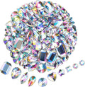 1200 Pcs AB Rhinestones for Bedazzling, Rainbow Effect Craft Gems for Crafting by Unknown