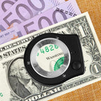 30X Loupe Magnifier with 6 Light, Desktop Portable Metal Magnifier Folding - Image 4