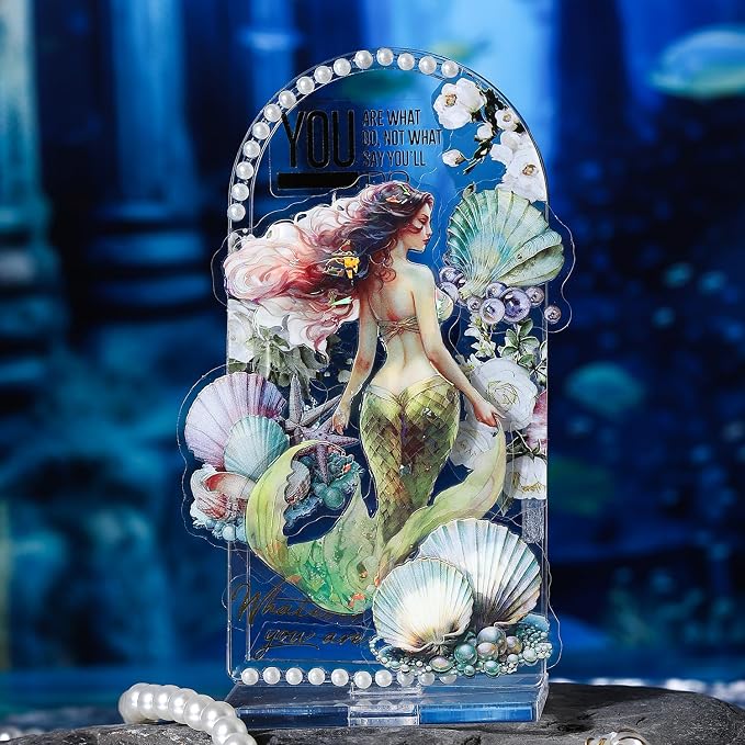 Yoksas Holographic Shiny Fantasy Mermaid Big Stickers - Image 4