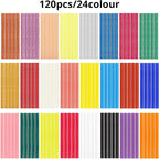Gartful 120pcs Colored Glue Sticks - Image 7