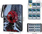 9 Pocket Card Binder, 720 Double Sided Pocket Trading Card Binder, Premium PU - Image 2