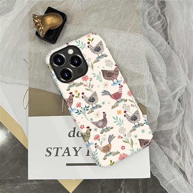 ZHEGAILIAN Case for iPhone 15 Pro, Chicken Farmhouse Animal Rooster Durable - Image 6