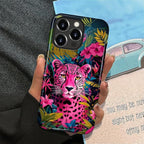 ZHEGAILIAN Case for iPhone 16 Pro Max, Panther Leopard Flower Durable - Image 5