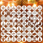 Small Christmas Stencils for Crafts Reusable 3inch Christmas Stencil Holiday by SUNVERSE