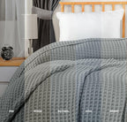 Utopia Bedding 100% Cotton Waffle Weave Blanket Twin Size - Image 5