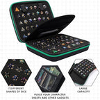 Aoriher 2 Pcs Dice Case with Removable Slotted Tray - Image 4