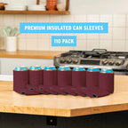 Blank Beer Can Cooler Sleeves Soft Insulated Beer Can Coolies - Image 6