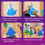 Skillmatics Poke-in Art – Disney Princesses, Mess-Free DIY Wood Craft Kit | - Image 4