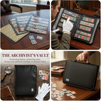 Stamp Collection Album, 12-Page Stamp Book, Album Only | Clear Pockets and - Image 8
