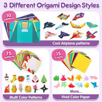 Mocoosy 320 Sheets Origami Kit for Kids Ages 5-8 9-12, Folding Paper Set - Image 5