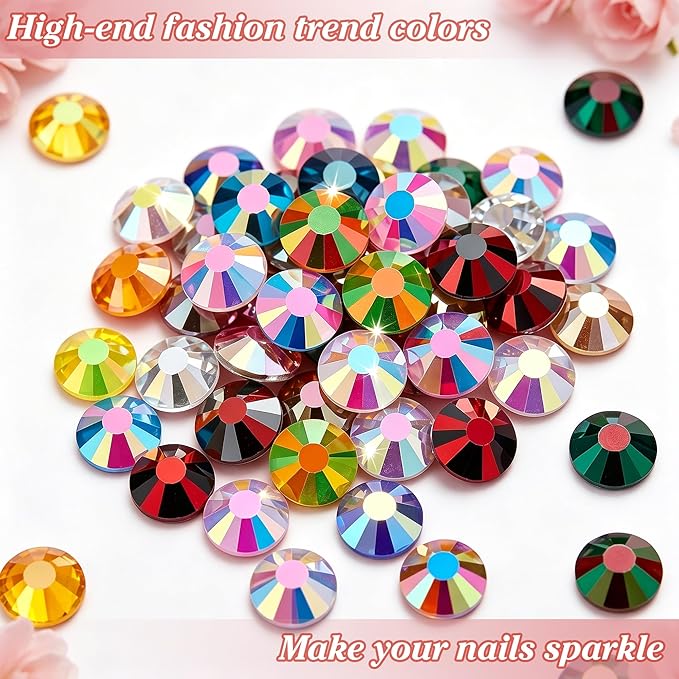 Artdone 36000Pcs Resin Rhinestones 3mm Jelly AB 28Colors - Image 3