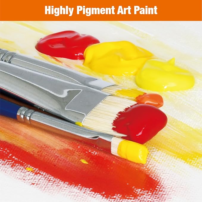 48 Colors Professional Acrylic Paint Set, Artist Paint Supplies | 22ml Tubes - Image 4