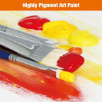 48 Colors Professional Acrylic Paint Set, Artist Paint Supplies | 22ml Tubes - Image 4