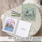 Beautiful Adult Coloring Book Set of 2 - Image 2