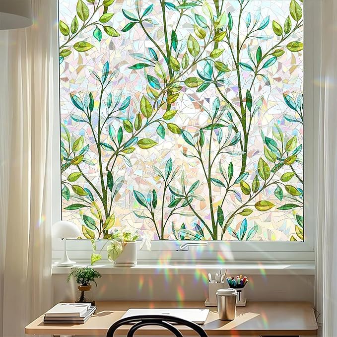 Stained Glass Window Film Decorative by Anewlookinnotime