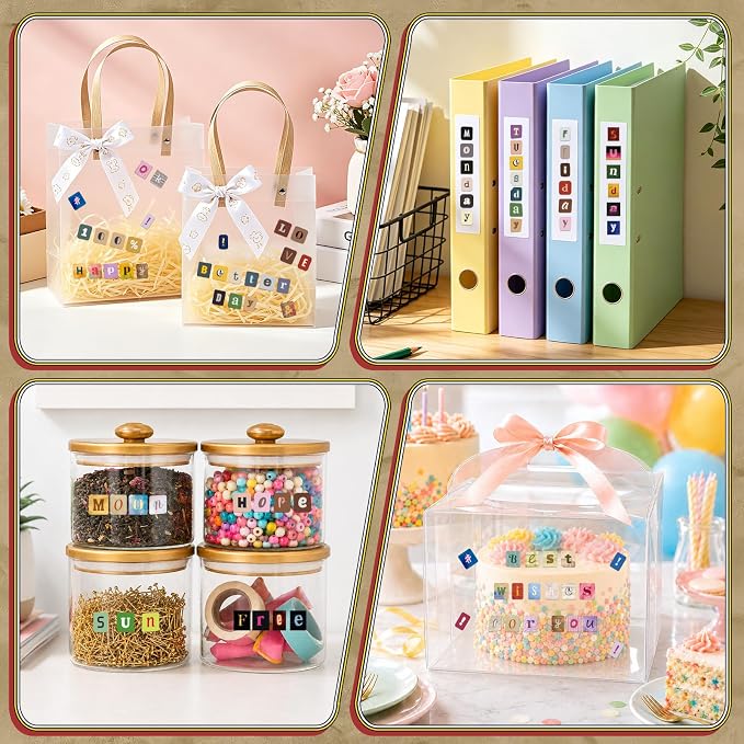 2608Pcs Magazine Letter Stickers - Image 8