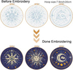Louise Maelys 3 Set Tarot Embroidery Kits - Image 3