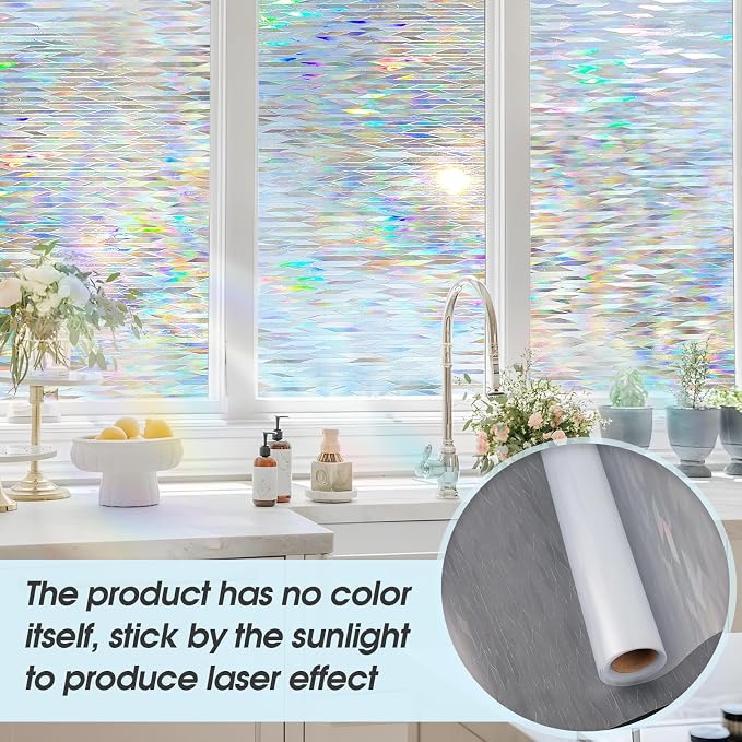 Decorative Stained Glass Window Film, Privacy Film - Image 3