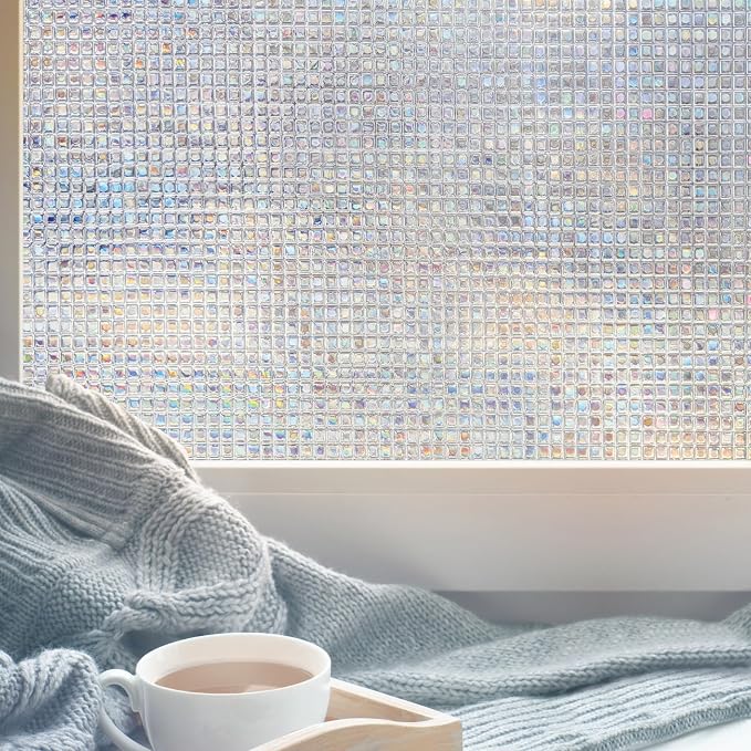 Pixel Rainbow Light Effects Window Privacy Film by Artscape by Unknown