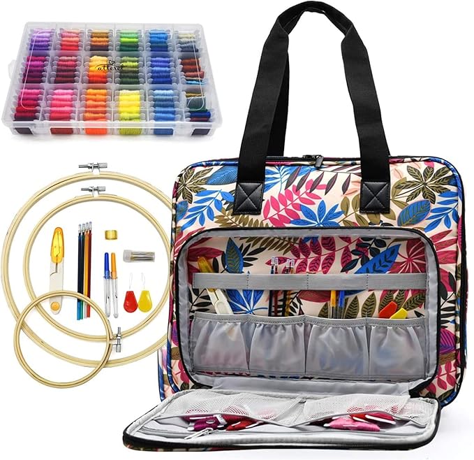 ATTERET Full Range Embroidery and Cross Stitch Starter Kit by creativeembroiderysolutions