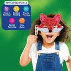 Skillmatics Poke-in Art – Animal Masks, Mess-Free DIY Wood Craft Kit | Fun - Image 5