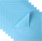 HaoFeiJH 6 Pcs Blue Soft Felt Fabric Sheets by HaoFeiJH