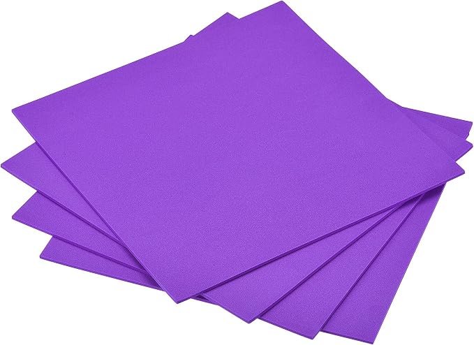 uxcell Purple EVA Foam Sheets 10 x 10 Inch 3mm Thickness by uxcell